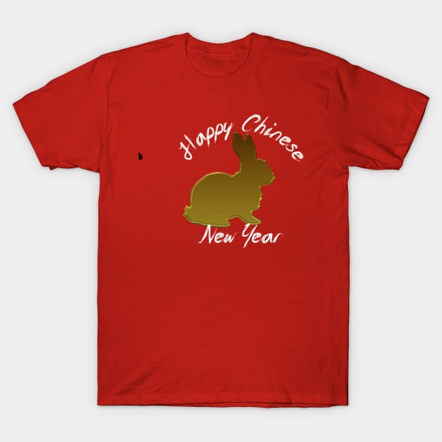 Chinese New Year, Rabbit T-Shirt by Oopsie Daisy!